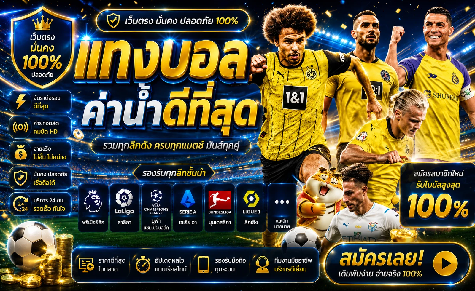 แบนเนอร์ฟุตบอลและลีกยอดนิยมของ WINDEETH